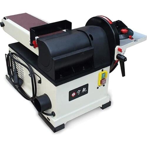 JBDS-4115II Home Multi-function Polishing Machine New Belt Machine Small Desktop Vertical Woodworking Sander Polishing Knife