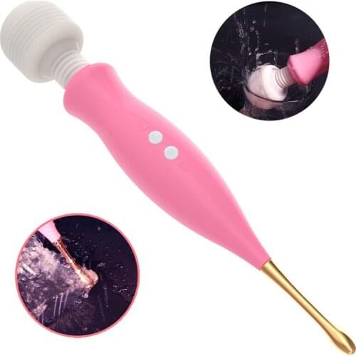 Huge Magic Wand Body Massager AV Vibrator Female Fast Orgasm Vibrator Dual Head 12 Mode Powerful G spot Clit Vibrator For Woman