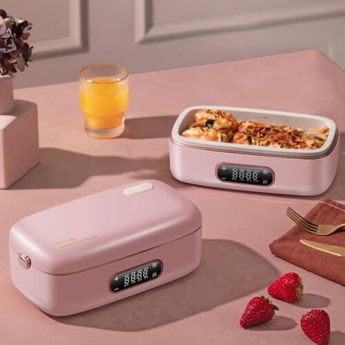 220V Portable Electric Lunch Box 800ml Smart Rice Cooker Multicooker Anhydrous heating Heat Preservation Cooking Box Office