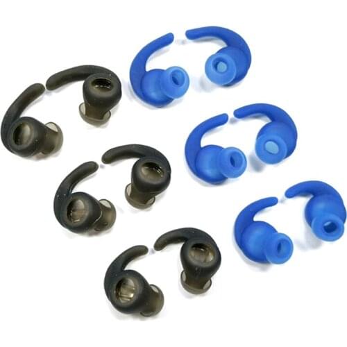 U2JE 3 Pairs Silicone Ear Tips Earbud Earhook In-Ear Sports Bluetooth-compatible Earphone Replacement for Meizu EP51