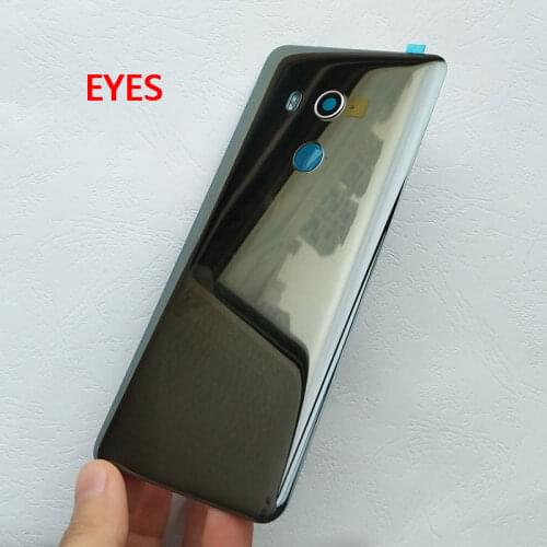 BINYEAE New Glass Battery Cover For HTC U11 EYES Rear Housing Back Case With Camera Lens+Logo+Repair Tools