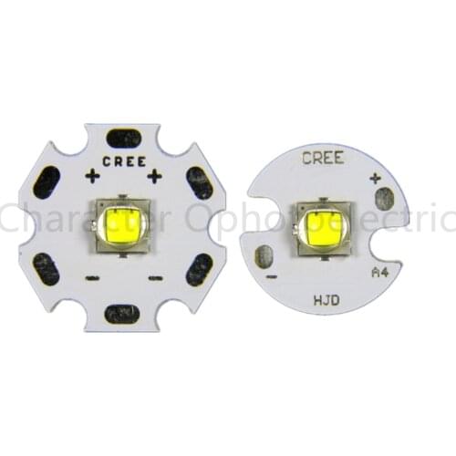 1pcs 10W CREE XM-L2 XML2 L2 Warm White 3000k ~ 3500k Cool White 6000k ~6500k LED Light Lamp Chip Bulb + 20mm PCB Base