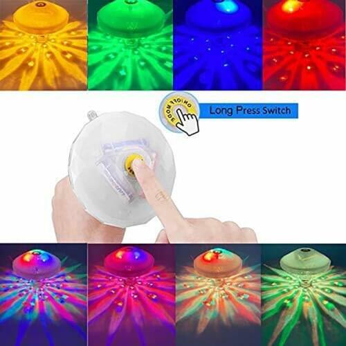 LED Swimming Pool Light Floating Pool LED Light RGB Underwater Light Tub Spa Lamp Glow Show Outdoor Party Lamps Pool Accessories