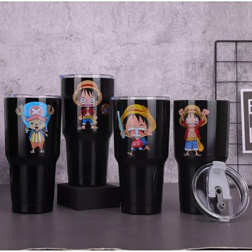 Double-Wall One Insulated Vacuum Flask Stainless Steel Piece Thermos Tumbler Mug Hot or Cold Drinks with Splash Proof Lid