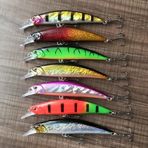 Sinking Minnow Fishing Lure Wobblers 110mm 15.6g Artificial Plastic Hard Bait Crankbait Bass Pike Jerkbait Fishing Tackle