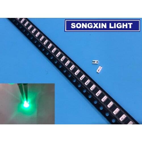 500PCS SOGNXIN LIGHT Smart Electronics Super Bright 3014 Green Lighting SMD Led Diode 520-525NM 3V