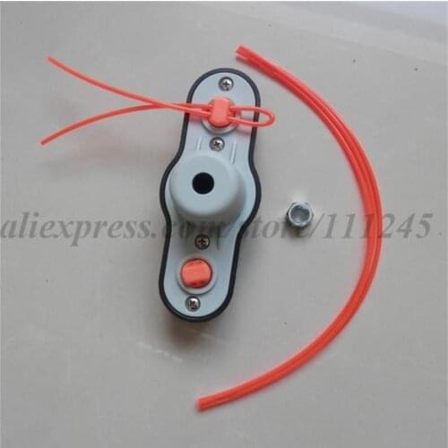 UNIVERSAL TRIMMER HEAD W/ 4PCS PRE-CUT 29CM SQURE GRASS NYLON LINE FOR MOST GAS TRIMMER STRIMMER BRUSH CUTTER PARTS