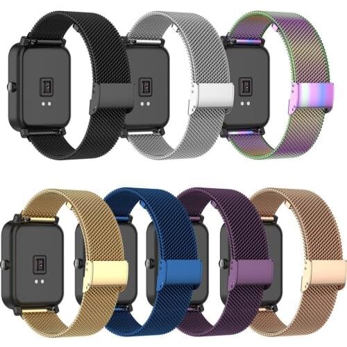 Universal 20MM Wristband Watch Strap for Samsung Galaxy Watch 42MM/ Galaxy Active For Garmin forerunner245 645 Amazfit GTS Watch