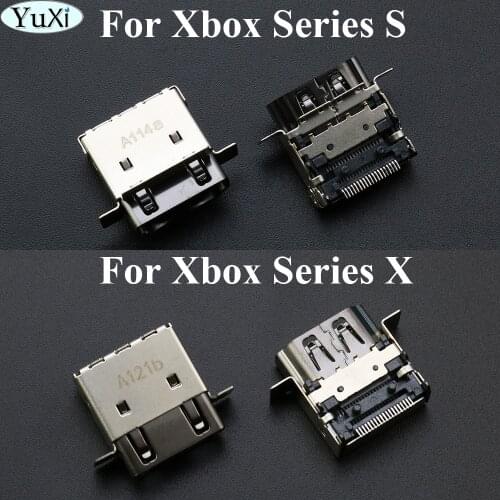 YuXi HD Port For XBOXONE SX HDMI-compatible Port Socket Interface for Microsoft XBOX Series X S HDMI-compatible Port Connector