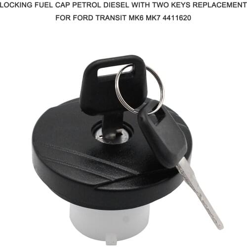 Locking Fuel Cap Petrol Diesel with Two Keys Replacement for Ford Transit MK6 MK7 4411620