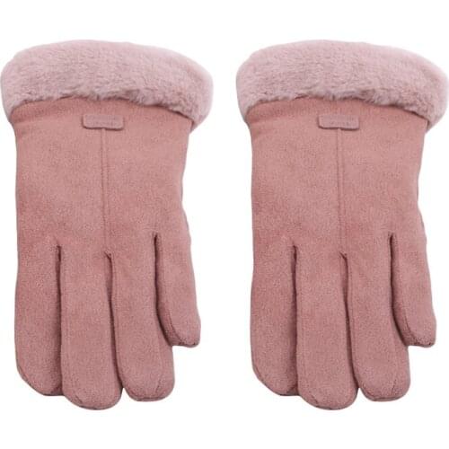 Winter Warm Touch Screen Gloves Sport Running Biking Gloves Women Reflective Thicken Keep Warm Gloves Mitten