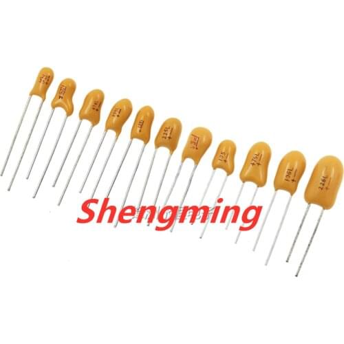 20PCS 35V 0.1UF 0.22UF 0.33UF 0.47UF 1UF 2.2UF 3.3UF 4.7UF 10UF 22UF 35V 104 224 334 474 105 225 335 475 106 Tantalum Capacitor