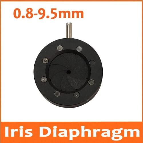 50pcs 0.8mm -9.5mm Amplifying Zoom Optical Digital Camera Microscope Adapter Iris Diaphragm Aperture Condenser with 8 Blades