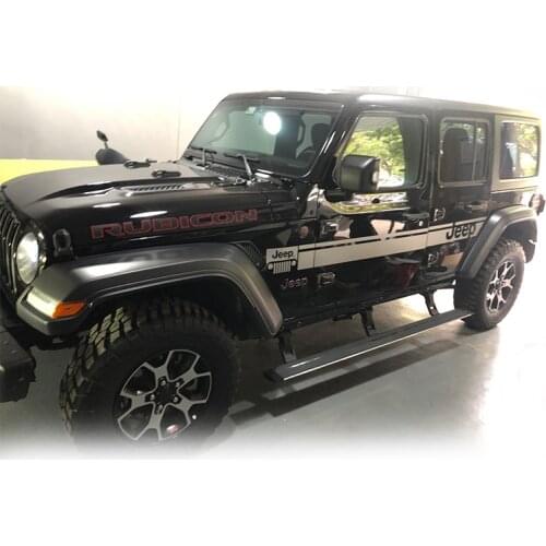 Waterproof Car Parts Electric Side Step Running Boards for Jeep Wrangler JL Accessories 2018 2019 2020
