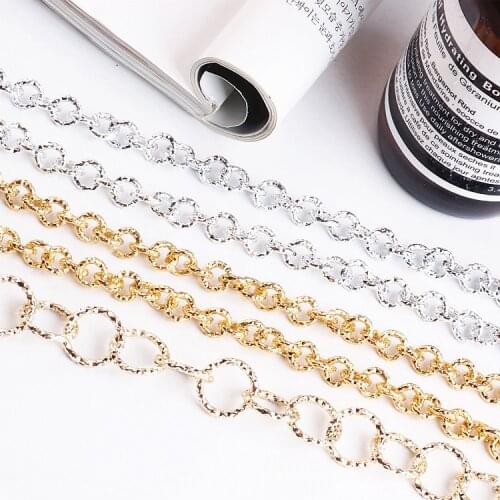 1mDIY handmade jewelry accessories aluminum chain Tassel Earrings Earrings Pendant pendant chain material of clothing production