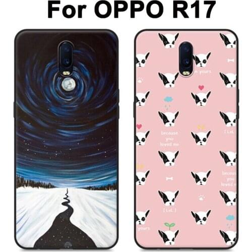For OPPO R17 Case cover cute cartoon soft phone Case For OPPOR17 Protection Shell For OPPO R 17 shell For OPPO R17 fundas