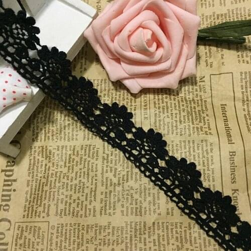 Floral embroidery lace ribbon 2.8cm wide needlework handmade material DIY clothes dress home decor lace trimming 2021 new