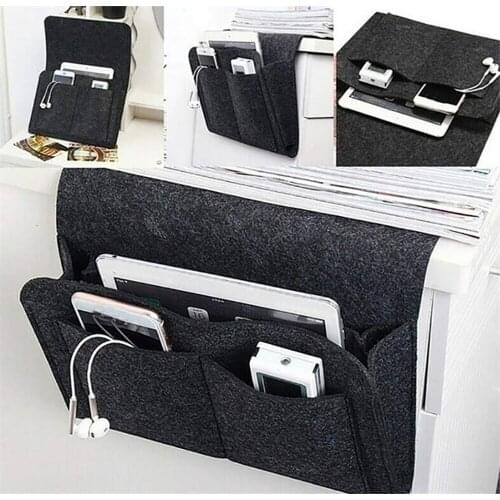 Sofa Holder Storage Bag TV Remote Control Organizer Bedside Storage Organizers Cell Phones Magazine Storage Organizers