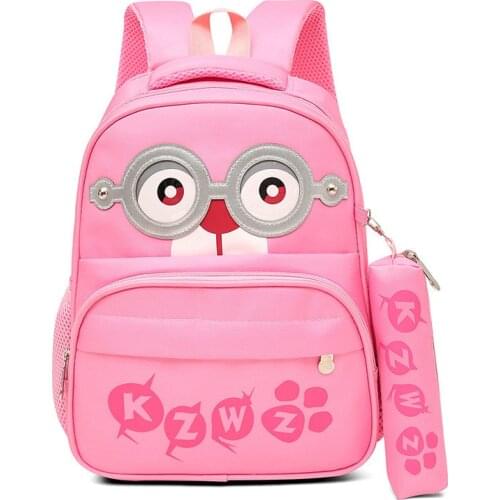Cartoon children school bags for boys girls orthopedic school backpack waterproof satchel kids book bag for grade 1-3 mochila