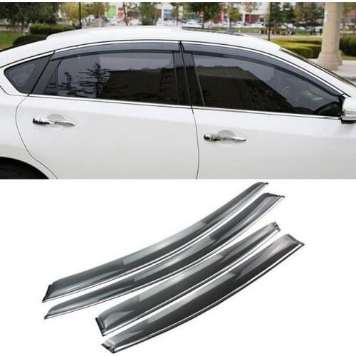For Nissan Teana Alitima 2013-17 Window Visor Vent Sun Rain Deflector Guard 4pcs