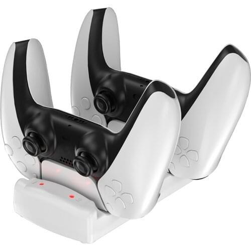 USB Dual Joystick Charger Dock Controller Gamepad Power Supply Charging Station Bracket for Sony Playstation 5 for PS5