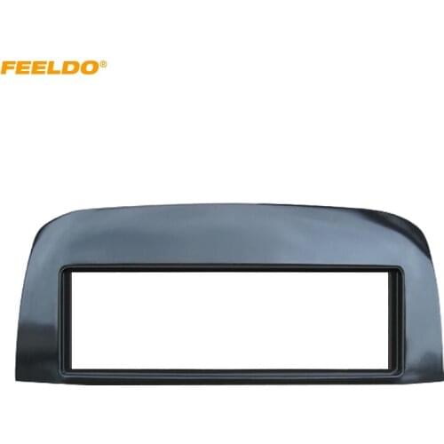 FEELDO Car One DIN CD Radio Fascia for FIAT EVO Stereo Plate Face Panel Frame Dashboard Trim Installation Kit