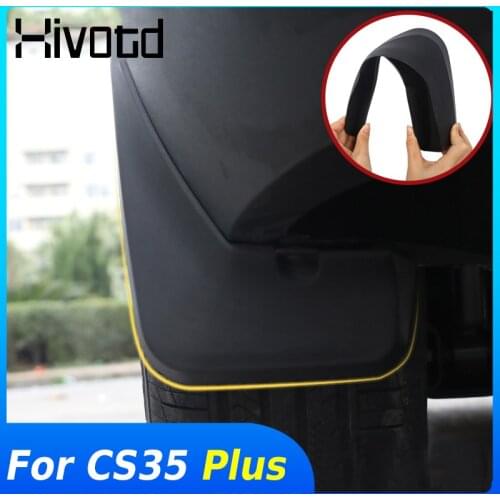 Hivotd Mudguards Exterior Fender Splash Cover Car Modification Protective Accessories Parts For Changan CS35 Plus 2018 2019 2020