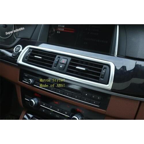 Lapetus Accessories Dashboard Middle Air Conditioning AC Outlet Vent Cover Trim For BMW 5 Series F10 525i 535i 2011 - 2016