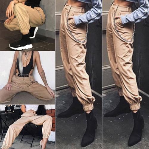 New Fashion Camo Sweatpants Hip Hop Joggers Dance Pants Harajuku Style Casual Long Pants Women Cargo Trousers