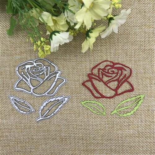 Rose Metal Cutting Dies Stencils For Card Making Decorative Embossing Suit Paper Cards Stamp DIY