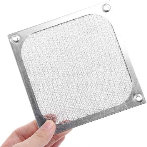 Metal Dustproof Mesh Dust Filter Net Guard 12/9/8cm For Computer Case Cooler Fan X6HA