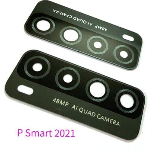 10pcs Rear Back Camera Glass Lens Cover with Ahesive Sticker For Huawei P Smart 2021 2020 Plus S Z Pro 2019 2018