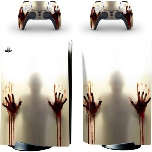 The Walking Dead PS5 Standard Disc Skin Sticker Decal Cover for PlayStation 5 Console & Controller PS5 Disk Skin Sticker Vinyl