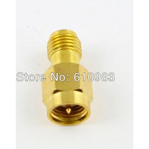 High quality ! Gold SMA Adapter SMA Plug Male to SMA Jack Female RF Coaxial Connector Straight