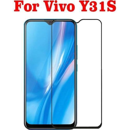 Full Glue Tempered Glass For Vivo Y31 Y73 2021 Screen Protector 9H Explosion proof protective For Vivo S9 Y53S S10 plus glass