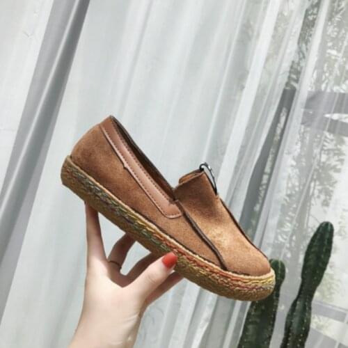 Women Loafers Casual Shoes Female Round Toe Slip-On Wide Shallow Flats Lady Shoes Oxford Spring Summer Shoes For Women