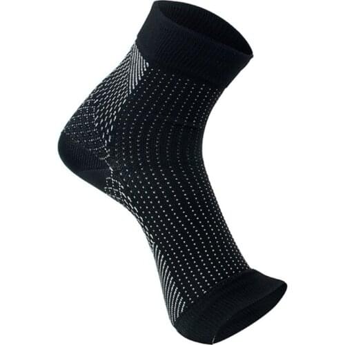 1 Pair Compression Foot Sleeve Anti Fatigue Plantar Support Ankle Socks Sports Basketball Soccer Ankle Protector Sock 2021