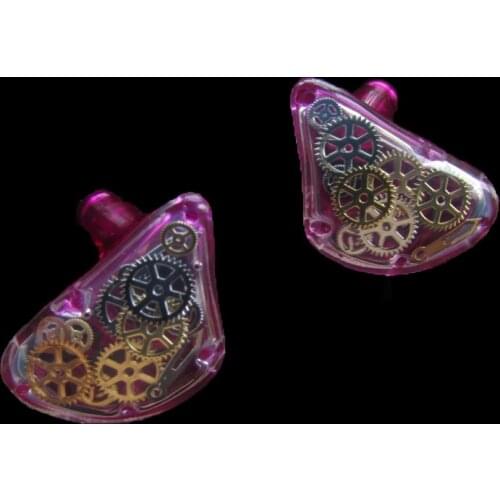 1 pair DIY moving iron earphone ring iron dynamic ring earphone shell (not contain unit)