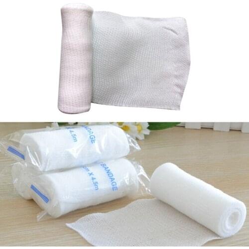 1 Rolls 10cmx4.5m Spandex Elastic Bandage First Aid Kit Gauze Roll Wound Dressing Nursing Emergency Care Bandage