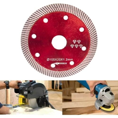 4inch Diamond Blade Turbine Saw Blade Cutting Disc Wheel For Marble Ceramics Cutting Grinding GlassPVC Plastic Pipe