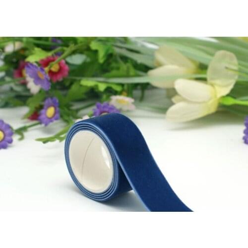 7/8"(22mm)Single Face Velvet Ribbon Navy Velvet Ribbon Craft Ribbon