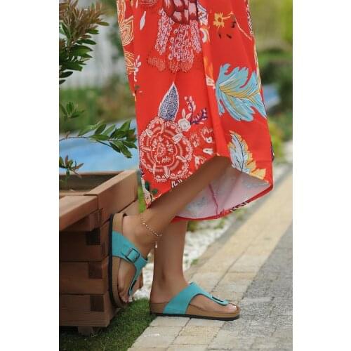 A1251-19 Pink Potin Women Slippers A1251-19