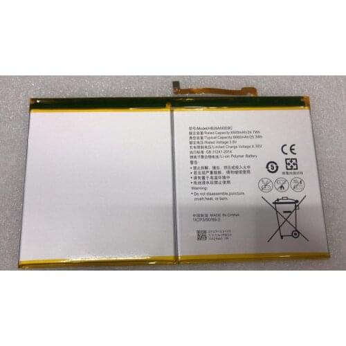 HB26A510EBC Battery 6500mah For HUAWEI M2 10 flat cell M2-A01W M2-A01L battery