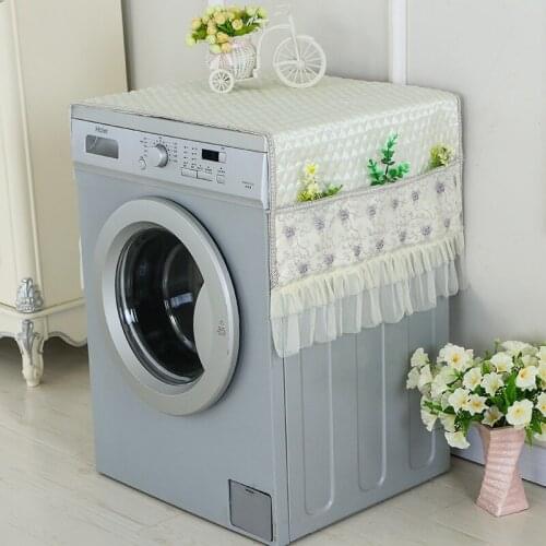Roller automatic cover towel garden simple and simple dust cover with storage bag single open refrigerator cover