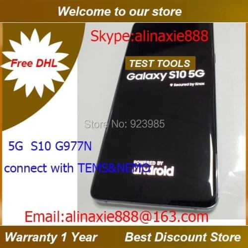 Free shipping DHL + 5G Test tools S10 G977N 5G Handsets + Support 5G N78 , Testting