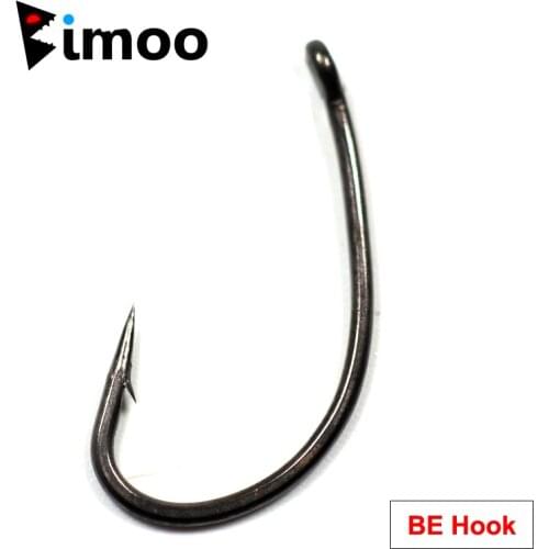 Bimoo 20pcs/pack #2 #4 #6 #8 Coating Carp Hooks High Carbon Steel Carp Fishing Hooks