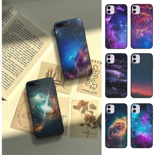 Space For Galaxy Universe Star Dark Phone Case Fundas Shell Cover For Iphone 6 6s 7 8 Plus Xr X Xs 11 12 13 Mini Pro Max