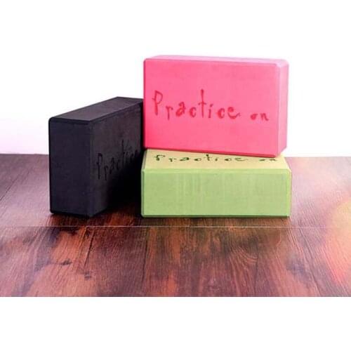 EVA Yoga Blocks Stability Blocks Yoga Pilates Meditation Block Fitness Training Body Shaping Equipment Gym Home Bolster Pillow