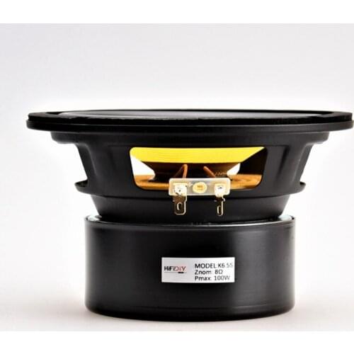 HF-306 HiFi Speakers DIY 6.5 inch bass speaker mid-woofer unit K6.5S upgrade SS6.5R 8ohm/4ohm
