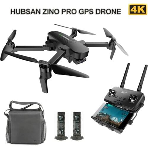 Hubsan Quadcopter ZINO PRO GPS 5G WiFi 4KM FPV With 4K UHD Camera 3-Axis Gimbal Sphere Panoramas RC Drone Quadcopter RT